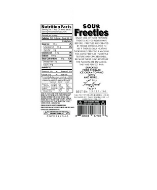 Salt City Treats - Freeze Dried Sour Freetles - 5 Ounce Pack