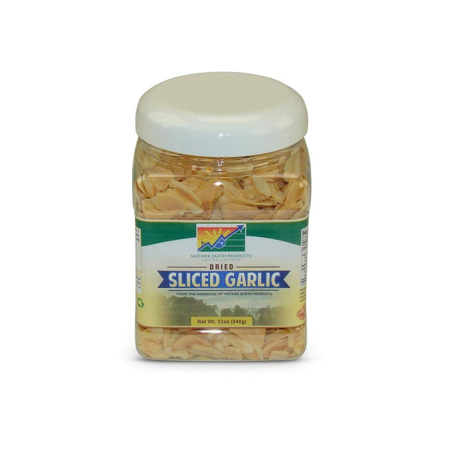 Mother Earth Products - Dried Sliced Garlic - Quart Jar