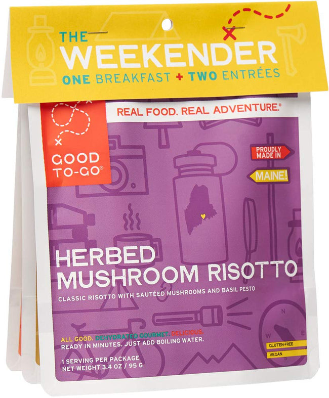 Good to-Go Dehydrated Weekender 3 Pack - 2 Entrees + 1 Breakfast - Variety