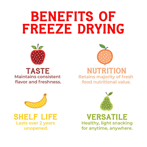 Nature’s Turn Freeze-Dried Fruit Snacks, Superfruit Variety - Pack of 8 (1.2oz Each)