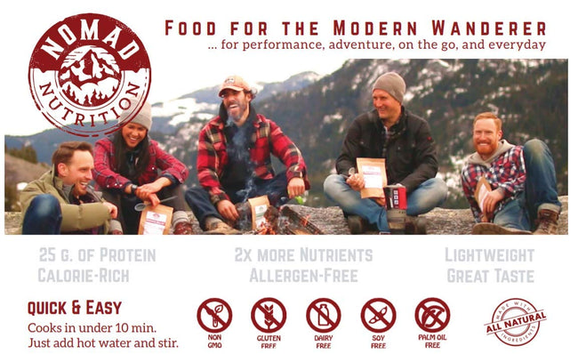 Nomad Nutrition - Irish Shepherd's Pie - Plant-Based Dehydrated Meal - Single Pack