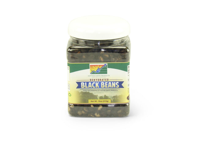 Mother Earth Products - Dehydrated Fast Cooking Black Beans - Quart Jar