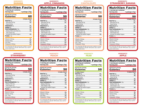 Nature’s Turn Freeze-Dried Fruit Snacks - Mega Variety Pack of 16 (0.53 oz Each)