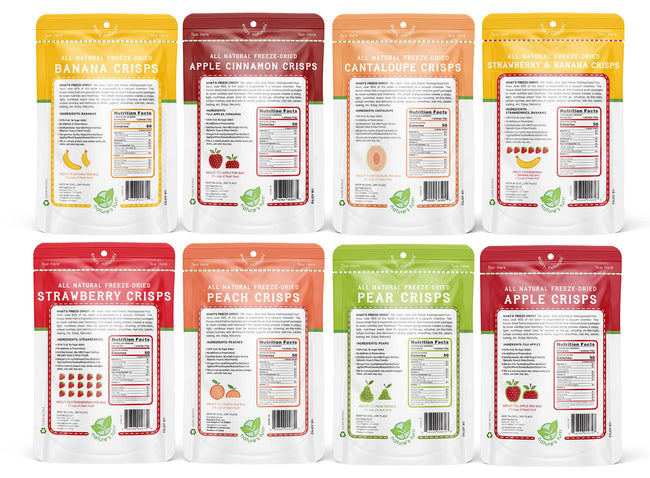 Nature’s Turn Freeze-Dried Fruit Snacks - Mega Variety Pack of 16 (0.53 oz Each)