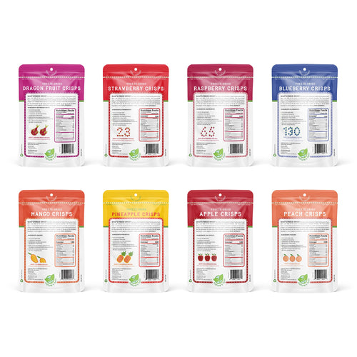 Nature’s Turn Freeze-Dried Fruit Snacks, Superfruit Variety - Pack of 8 (1.2oz Each)