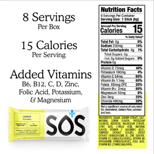 SOS Hydration - Lemon - 8 Servings