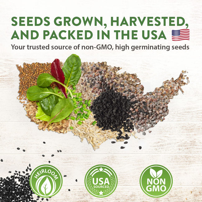Home Grown Brand, Heirloom Seeds, Spring Vegetables 12 Variety Pack