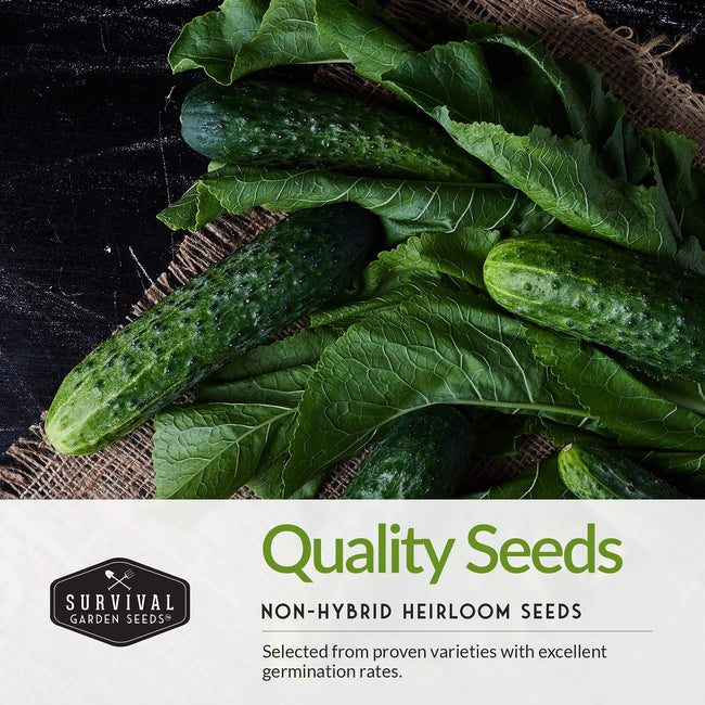 Survival Garden Seeds Vegetable Garden Collection 15 Heirloom Vegetables Seed Varieties