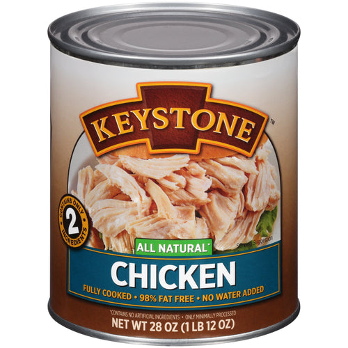 Keystone All-Natural Chicken 28 Oz - Pack of 6 Cans