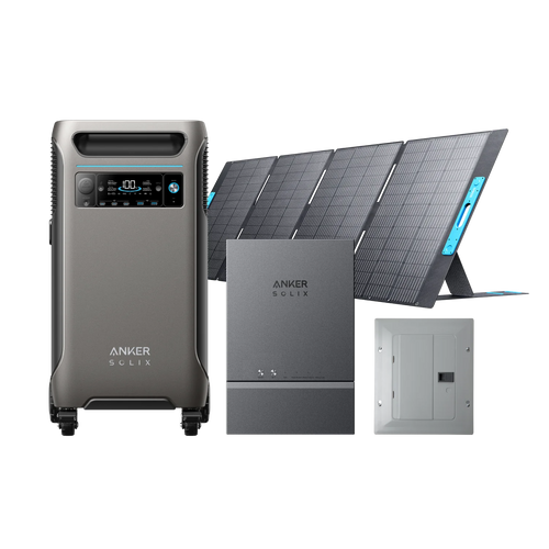 Anker SOLIX F3800 + Smart Home Power Kit + 400W Solar Panel