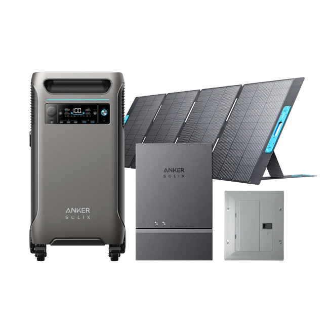 Anker SOLIX F3800 + Smart Home Power Kit + 400W Solar Panel