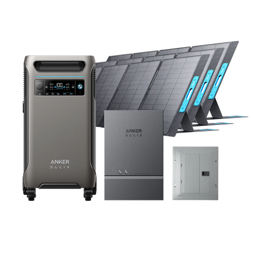 Anker SOLIX F3800 + Smart Home Power Kit + 3 × 400W Solar Panel