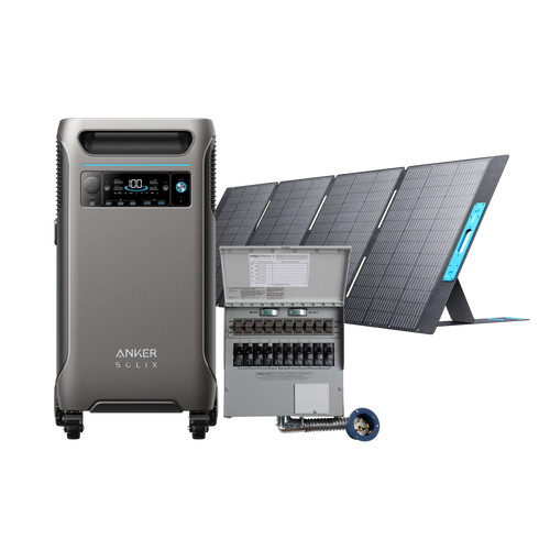 Anker SOLIX F3800 + Home Backup Kit + 400W Solar Panel