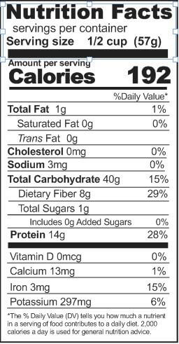 Rainy Day Foods ABC Soup Mix 25 lb. Bag - 199 Servings