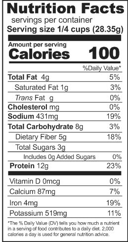 Rainy Day Foods Imitation Beef Flavored Bits TVP (Textured Vegetable Protein) 25 lb. Box - 400 Servings