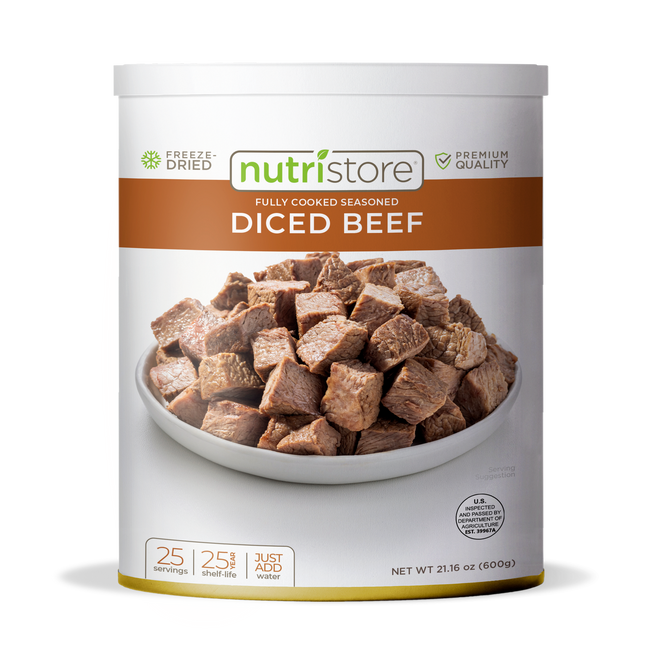 Beef Dices Freeze Dried - #10 Can