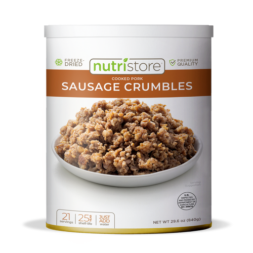 Sausage Crumbles Freeze Dried - #10 Can