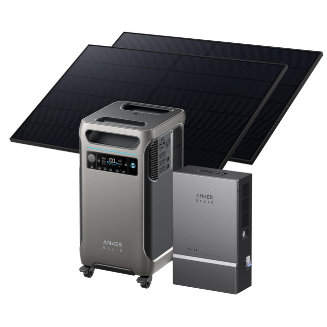 Anker SOLIX F3800 + Smart Home Power Kit + 2 × 405W Rigid Solar Panel