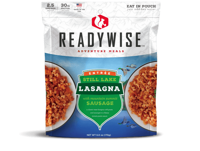 ReadyWise - Still Lake Lasagna with Sausage - 6 Pack