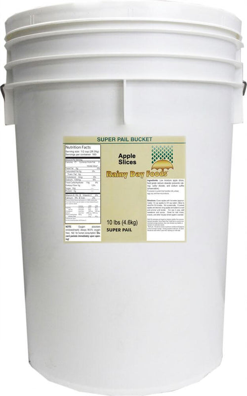Rainy Day Foods Apple Slices 5 Gallon 6 lb. Super Pail - 96 Servings