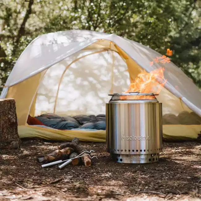 Solo Stove Stainless Steel Ranger Ultimate Bundle 2.0 - Portable & "Smokeless"