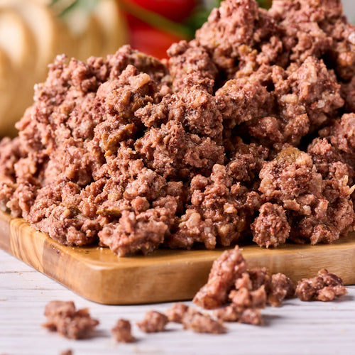 Survival Fresh Meats - Ground Beef Canned Meat 14 oz Cans - Case of 12