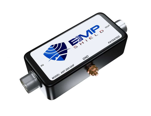 EMP Shield Radio HF/VHF/UHF EMP Protection up to 200 Watts with UHF-Connectors (ANT-200-UHF)