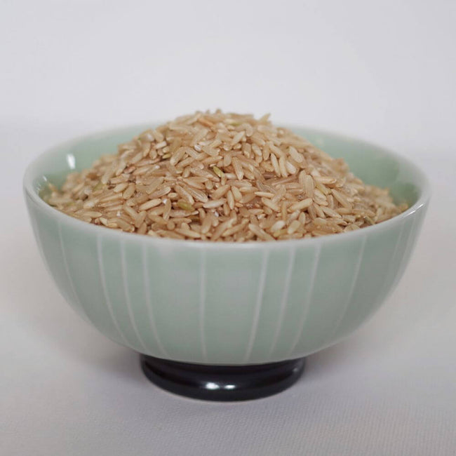 Rainy Day Foods Non-GMO Brown Rice Long 5 Gallon 35 lb. Super Pail - 353 Servings