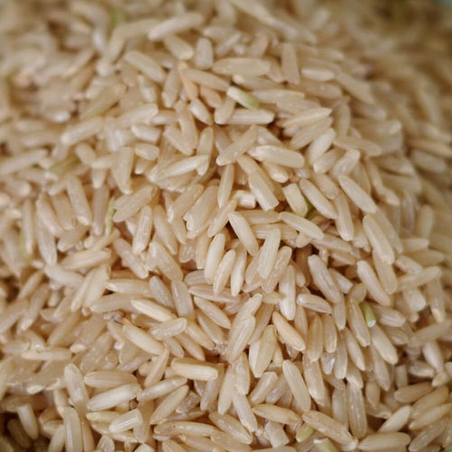 Rainy Day Foods Non-GMO Brown Rice Long 5 Gallon 35 lb. Super Pail - 353 Servings
