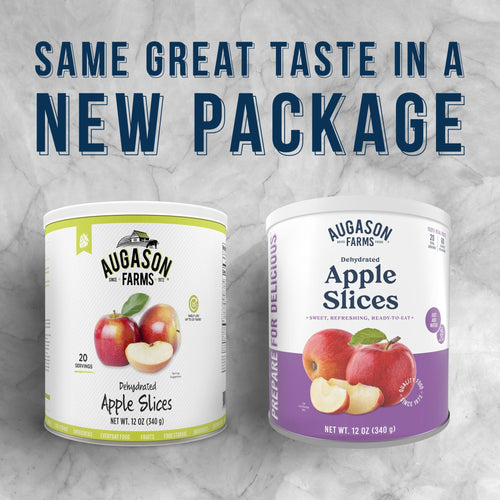 Dehydrated Apple Slices Can, 20 Servings
