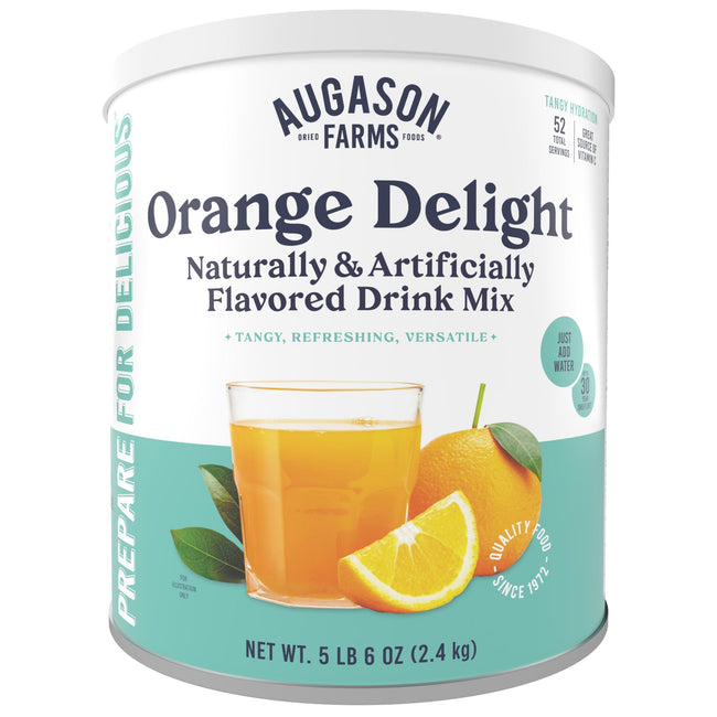 Orange Delight Drink Mix Can, 52 Servings
