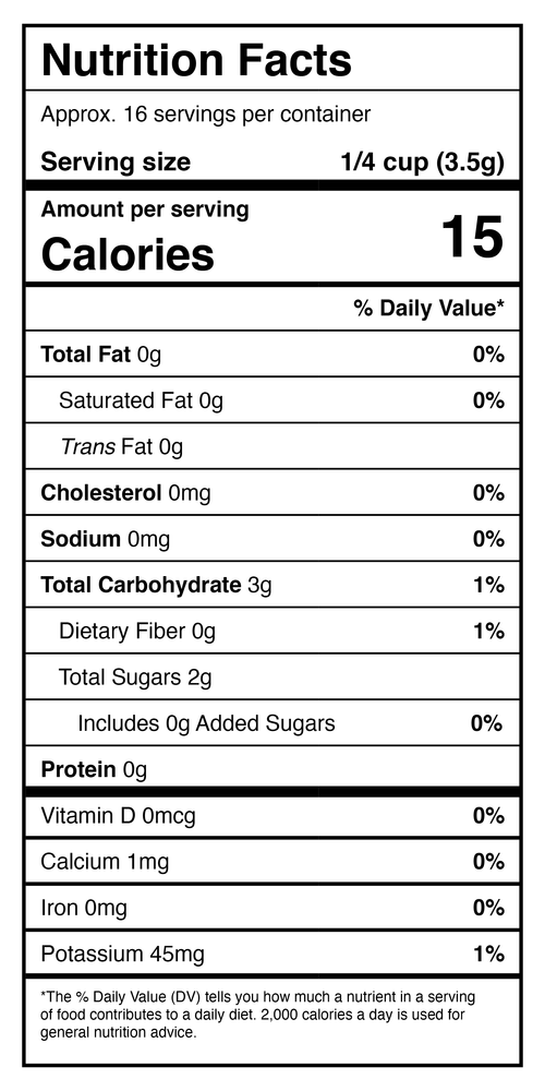 Harmony House Freeze Dried Peach Dices (2 oz.)