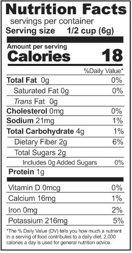 Rainy Day Foods Freeze-Dried Cauliflower Pearls 5 oz. #10 Can - 24 Servings