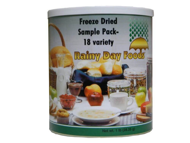 Rainy Day Foods Freeze-Dried Sample Pack 8 oz. #10 Can