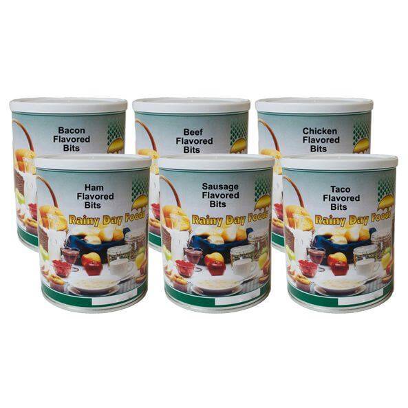 Rainy Day Foods Imitation Meat TVP (Textured Vegetable Protein) Variety Pack