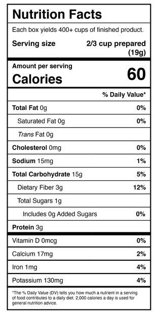 Harmony House Lentil Soup Mix - Plain (25 lb. Bulk Box)