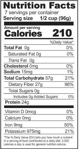 Rainy Day Foods Lentils 50 lb. Bag - 236 Servings