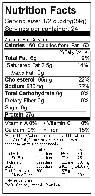Rainy Day Foods Freeze-Dried Ground Beef 28 oz. #10 Can - 24 Servings