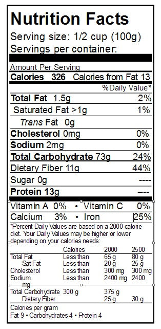 Rainy Day Foods Hard White Wheat #10 Cans - 6 Pack