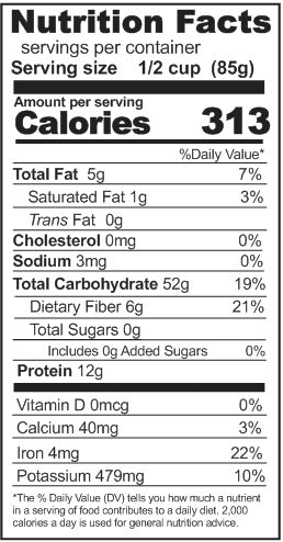 Rainy Day Foods Non-GMO Natural Quinoa 5 Gallon 35 lb. Super Pail - 186 Servings