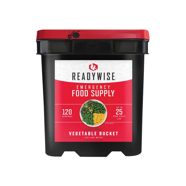 ReadyWise - 120 Serving Freeze-Dried Vegetable Bucket
