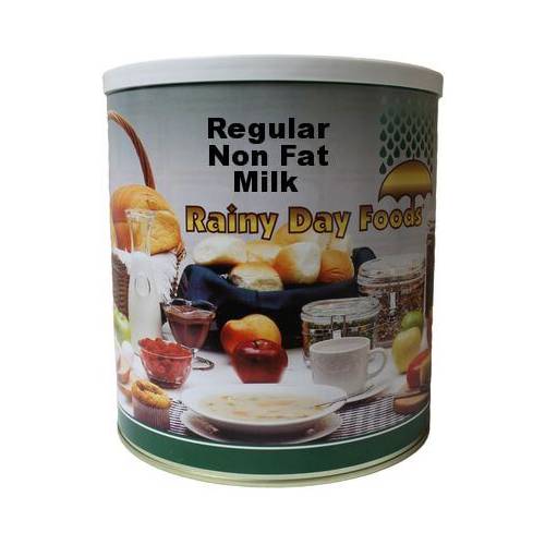 Rainy Day Foods - Regular Milk (Non-Fat) 64 oz. #10 Can