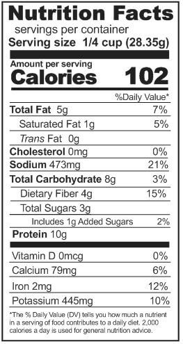 Rainy Day Foods Imitation Sausage Flavored Bits TVP (Textured Vegetable Protein) 5 Gallon 16 lb. Super Pail - 256 Servings