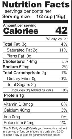 Rainy Day Foods Sour Cream Powder 12 oz. #2.5 Can - 49 Servings