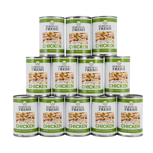 Survival Fresh Meats - Canned Chicken - full case