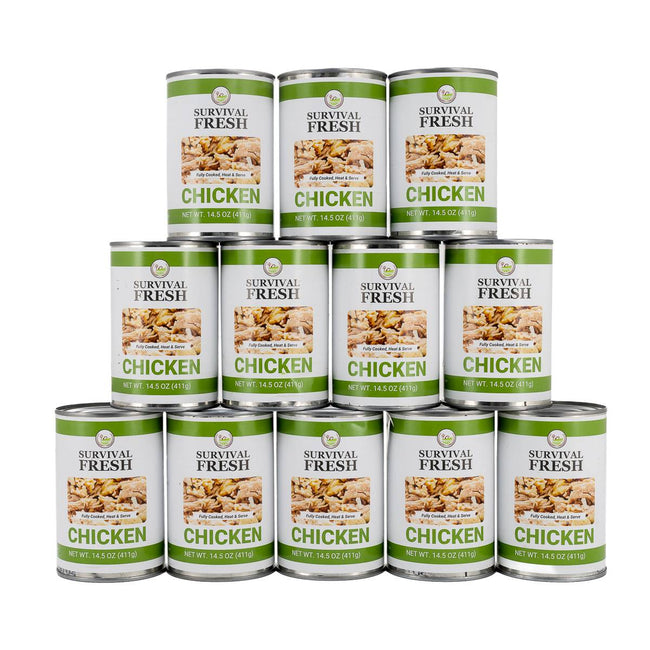 Survival Fresh Meats - Canned Chicken - full case