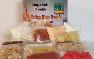 Freeze-Dried vs. Dehydrated: Rainbow Sample Pack from Rainy Day Foods