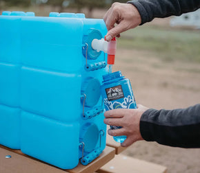 Storing Water Safely: WaterBrick Standard Blue 10-Pack