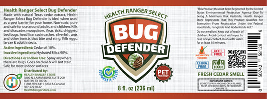 DEET-Free Bug Defender 8oz (236ml)