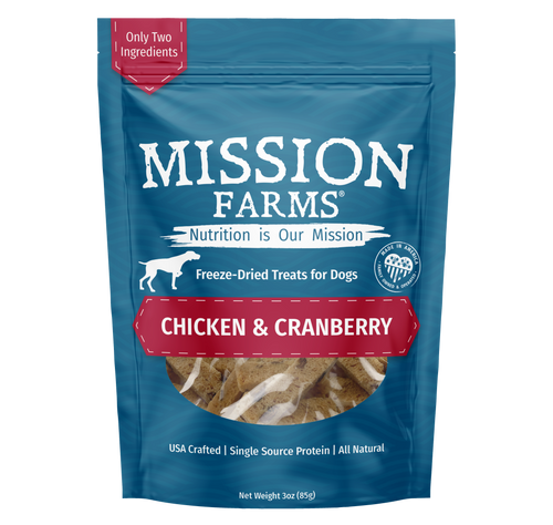 Chicken & Cranberries- 3oz